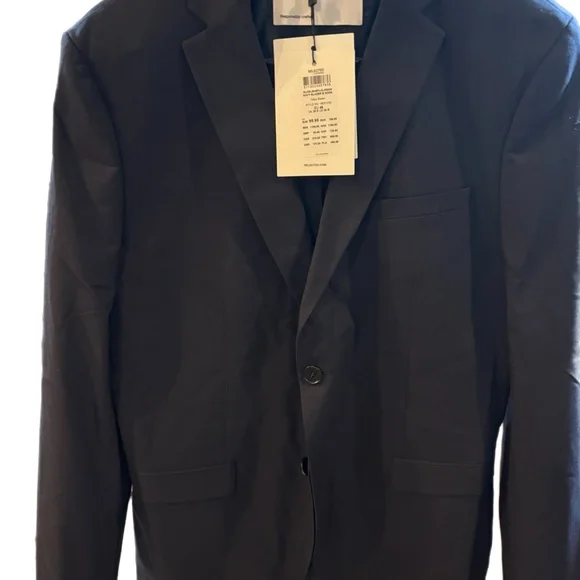 SelectedHommes Modern Classic Slim Fit Suit Blazer Jacket Luxury Navy Blue 38R
